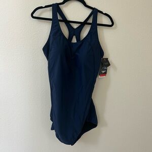 Speedo Women's Deep Blue One Piece Swimsuit